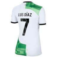 Liverpool Luis Diaz #7 Auswärtstrikot Frauen 2023-24 Kurzarm